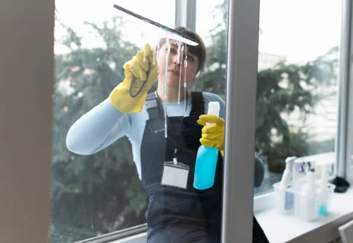 Nettoyage de vitres intérieures et extérieures à Fromental